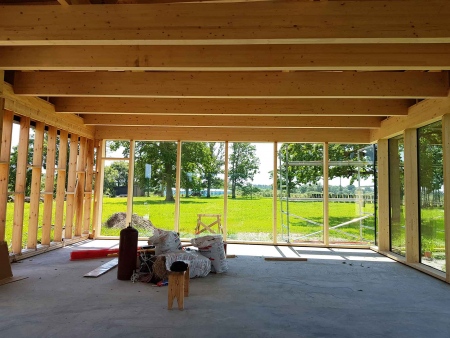 būvniecības procesā